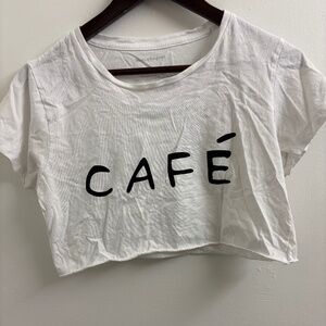 Cropped Cafe top